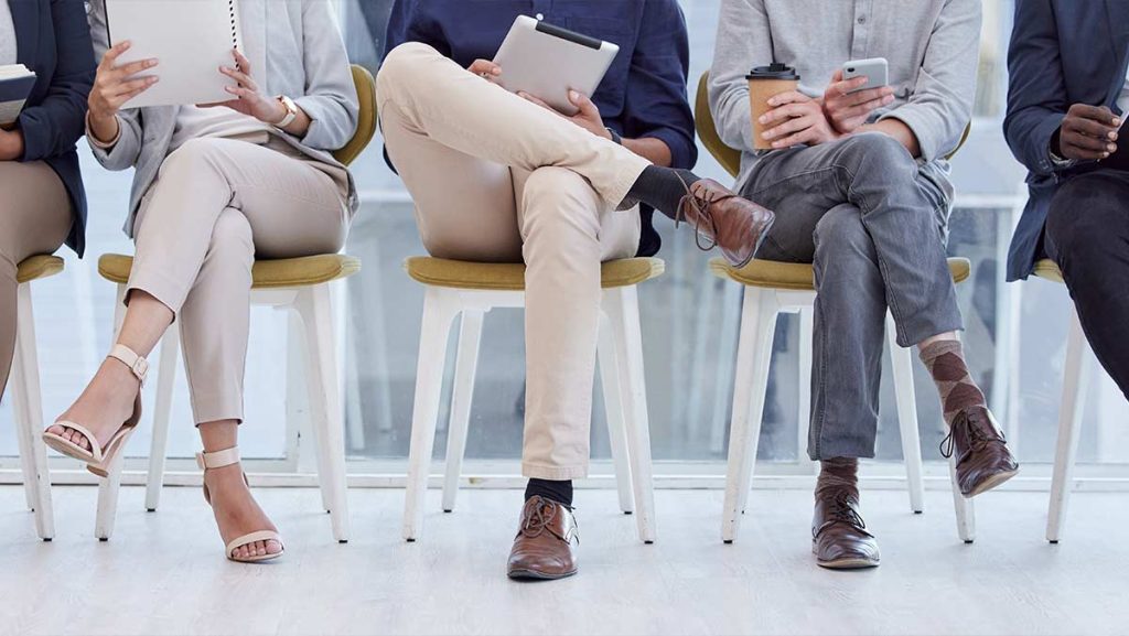 applicants waiting for their interview